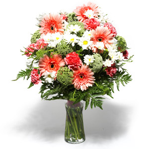 çiçek siparişi  vazo içerisinde mevsim çiçekleri çiçekçi dükkanından 