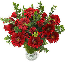 çiçek siparişi  Camda güller ve gerberalar çiçekçi dükkanından 